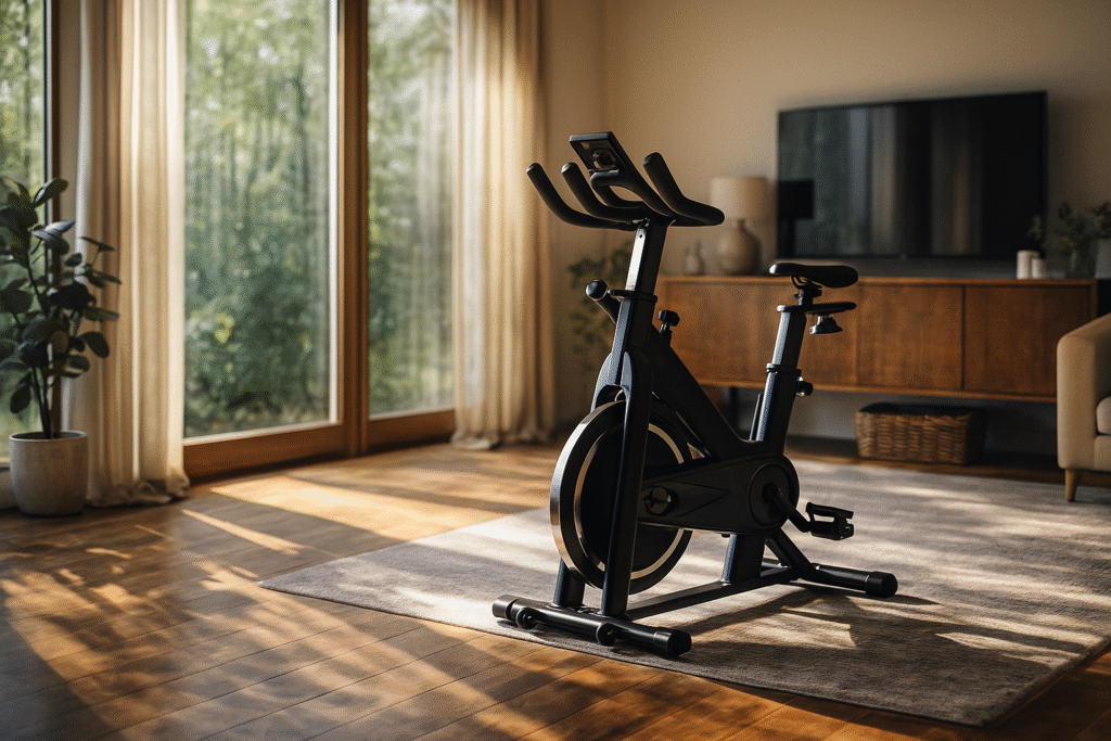 Dviratis treniruoklis kambaryje