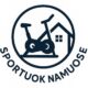 logotipas sportuok namuose